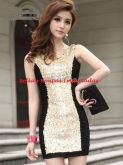 Vestido Paete Dourado